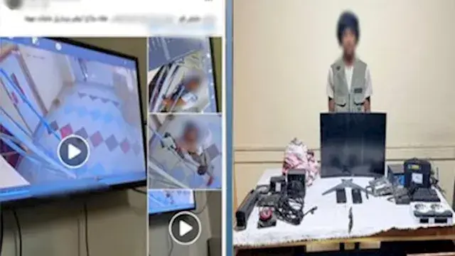 تسلق الشقة وسرق محتوياتها.. ال...