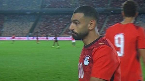 رد فعل محمد صلاح بعد استبداله...