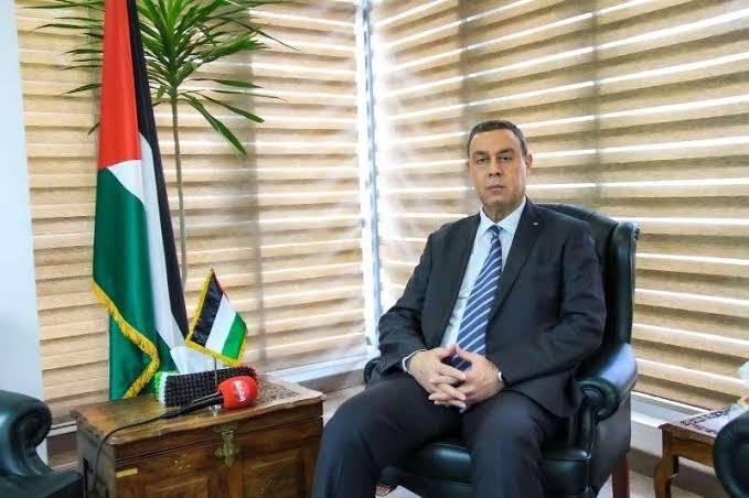 جبريل الرجوب ودبلوماسيون عرب ي...