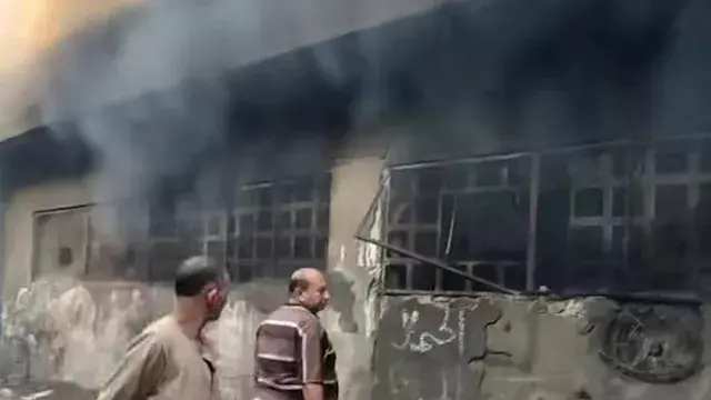 السيطرة على حريق بمصنع غزل ونس...