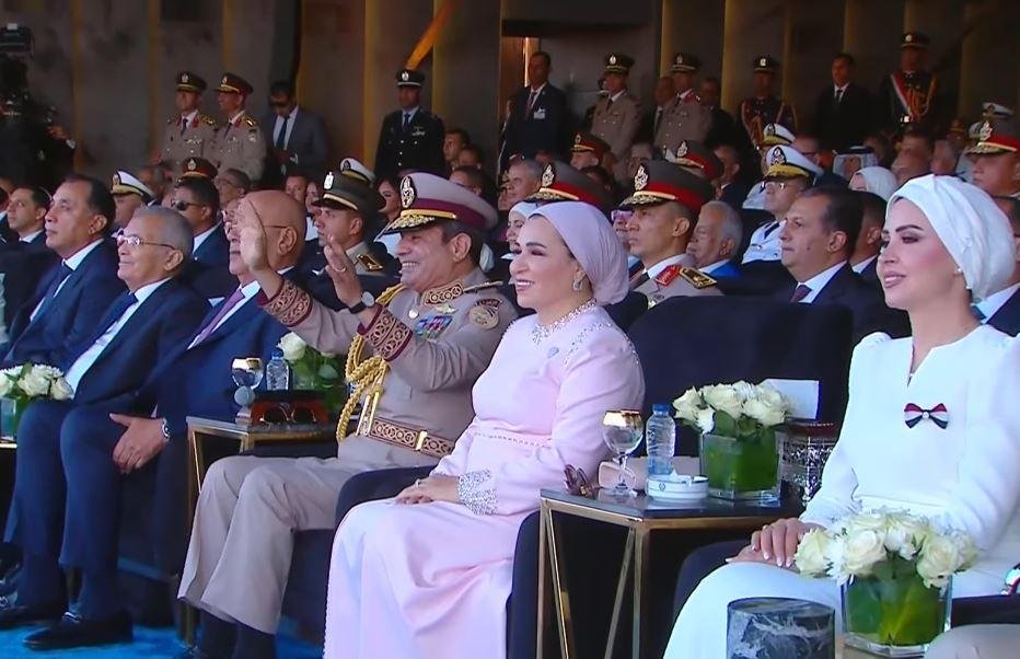 السيدة انتصار السيسي عن افتتاح...