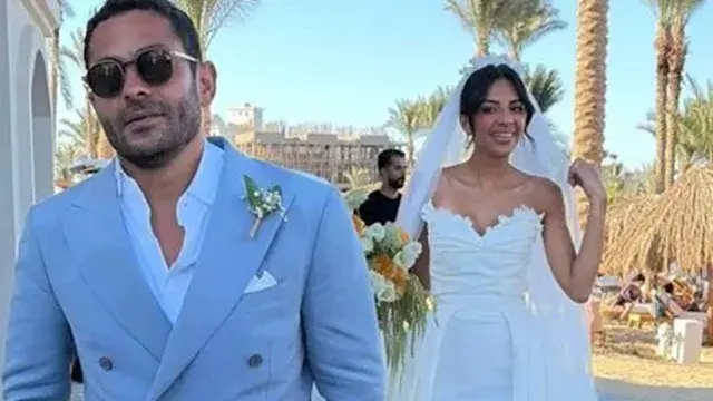 الصور الأولى من حفل زفاف تميم...