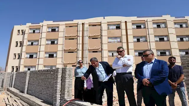 محافظ جنوب سيناء يتفقد التشطيب...