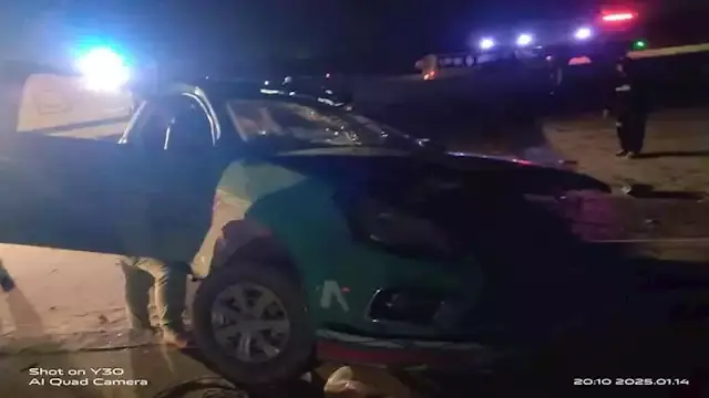 انقلاب سيارة عمال بالصف والحصي...