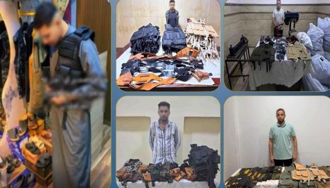 ضبط المتهمين ببيع وتصنيع سترات...