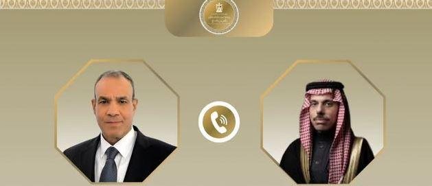 وزير الخارجية ونظيره السعودي ي...