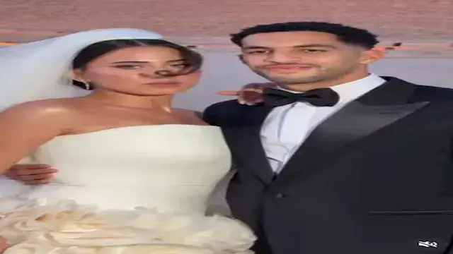 بالصور.. الظهور الأول لمصطفى شوبير وزوجته جنى قبل انطلاق حفل زفافهما