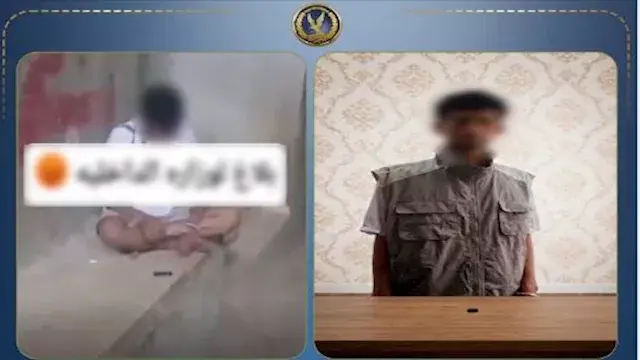 ضبط ترزي ظهر في فيديو أثناء تع...
