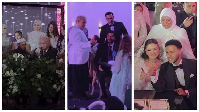 الصور الأولى من حفل زفاف وعقد قران نجل محمد رضوان