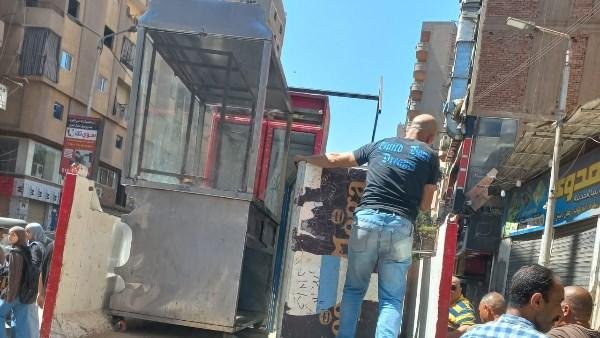 حي العجوزة يشن حملات مكبرة لرفع الإشغالات وإعادة الانضباط بشوارع المهندسين وأرض اللواء