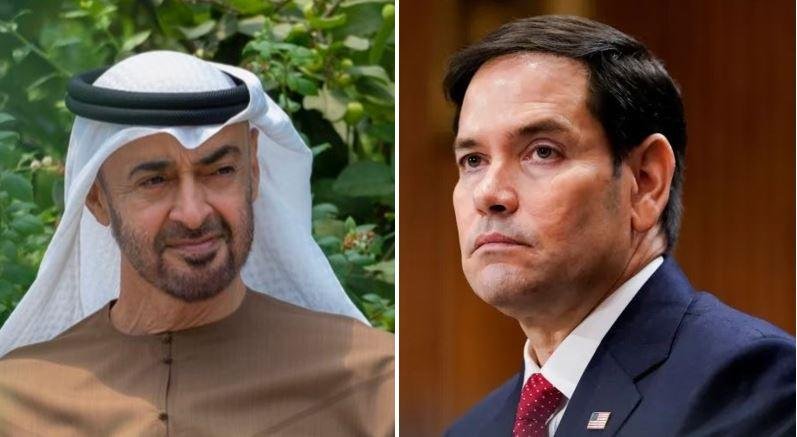 روبيو يؤكد لـ بن زايد التزام واشنطن بضمان أمن الإمارات