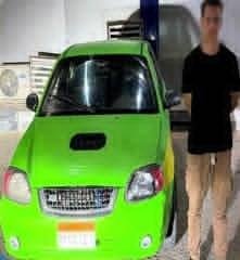 ضبط سائق تاكسي لسيره برعونة وا...
