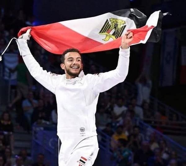 محمد السيد يتوج بذهبية سيف المبارزة في دورة ألعاب البحر المتوسط