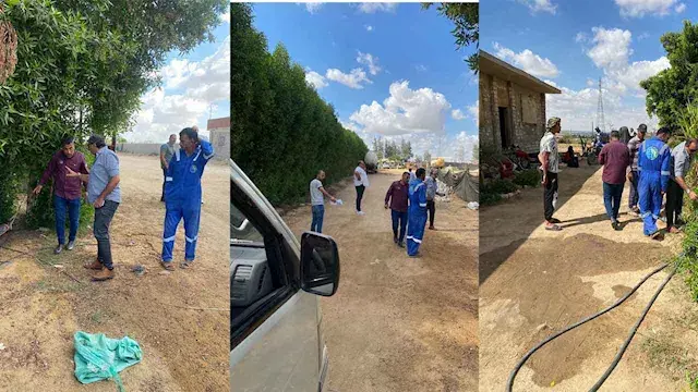 ضبط مزرعة تستخدم مياه الشرب في ري 30 فدانًا بالبحيرة