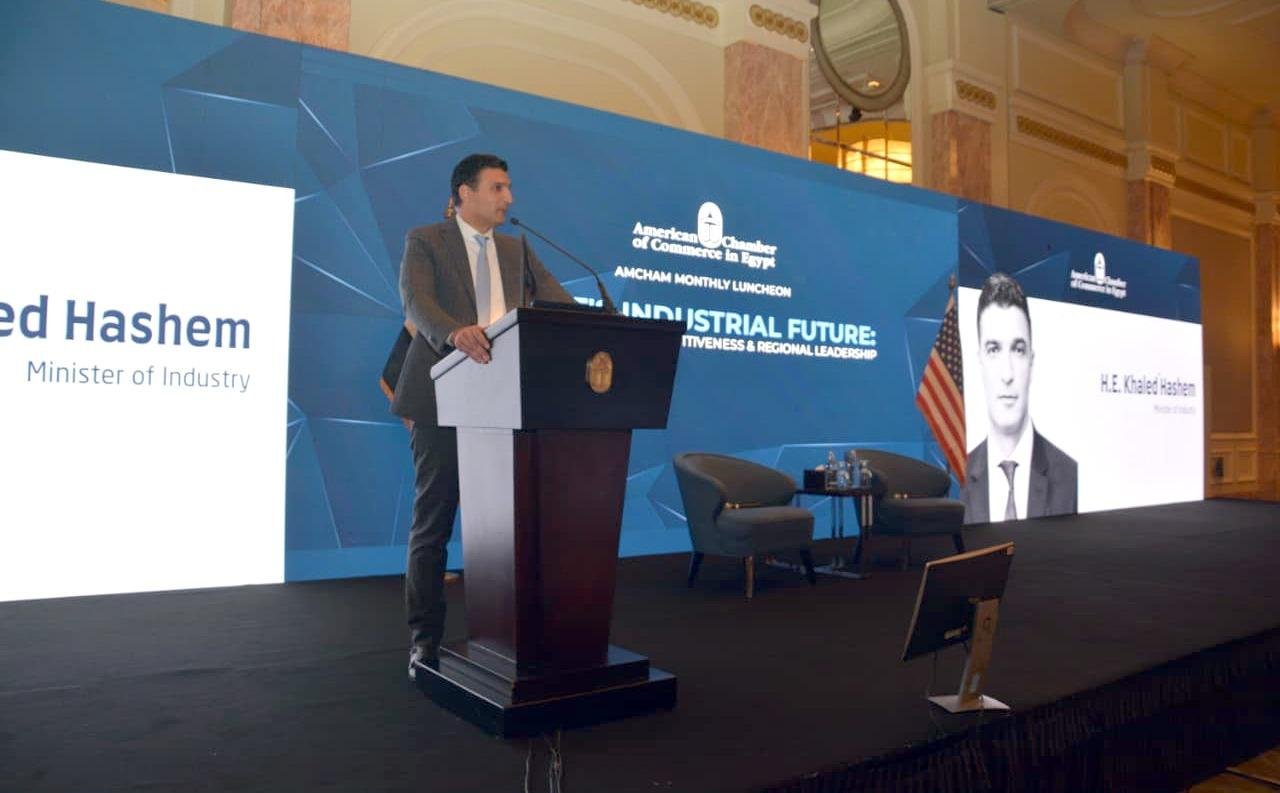 وزير الصناعة يستعرض مستجدات اس...