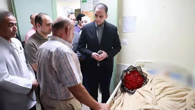 للاطمئنان على حالتها الصحية.....