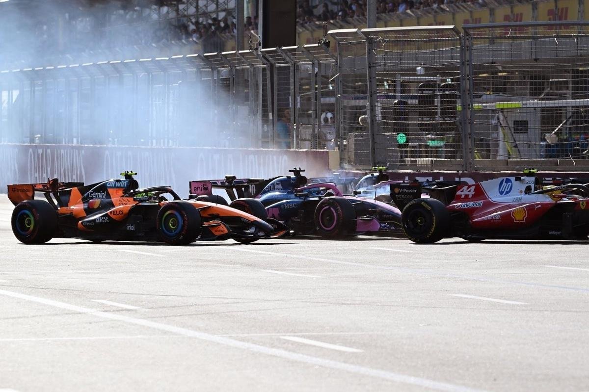 Lando Norris: FIA should hand out race ban for Franco Colapinto's Baku F1 crash