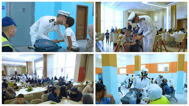 فرحة قبل بداية الدراسة.. الداخ...