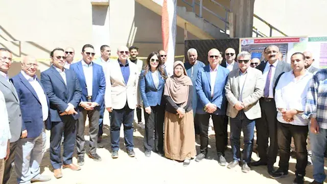 جولة وزيرة الإسكان ومحافظ الفيوم لمشروعات الصرف الصحي بمركز يوسف الصديق