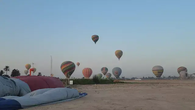 ألف سائح يحلقون فوق الأقصر.. ع...