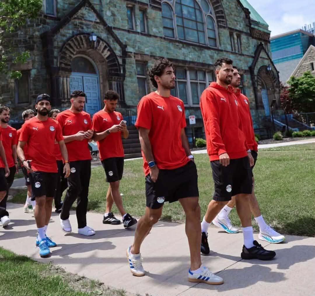 جولة سير للاعبي منتخب مصر استعدادا لودية البرازيل