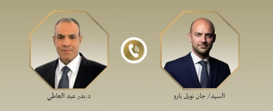 وزير الخارجية ونظيره الفرنسي ي...