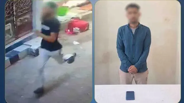 سرق هاتف سيدة وهرب.. القبض على...