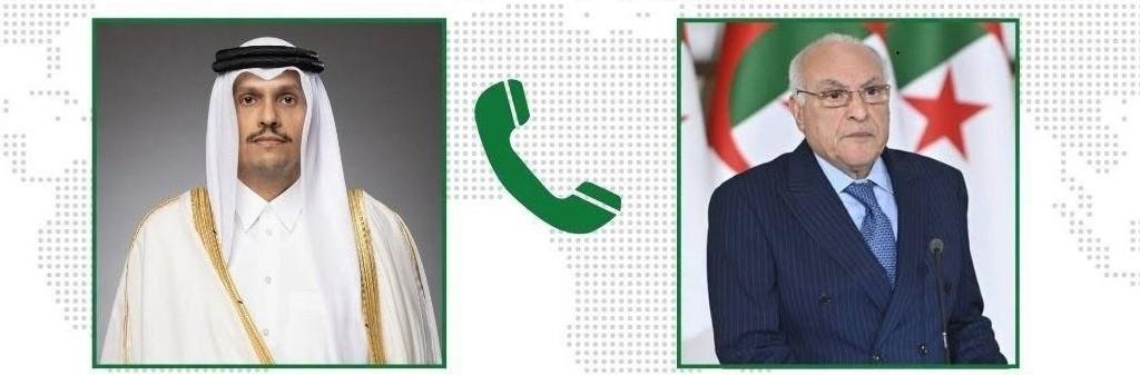 الجزائر وقطر تبحثان جهود التهد...