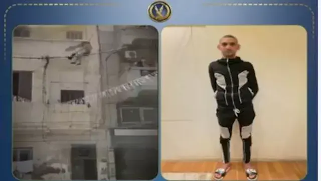 كاميرات المراقبة تفضح محاولة هروب لص أحذية عبر بلكونات عقار بالإسكندرية