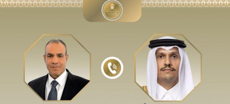 مصر وقطر تتبادلان الرؤى بشأن س...