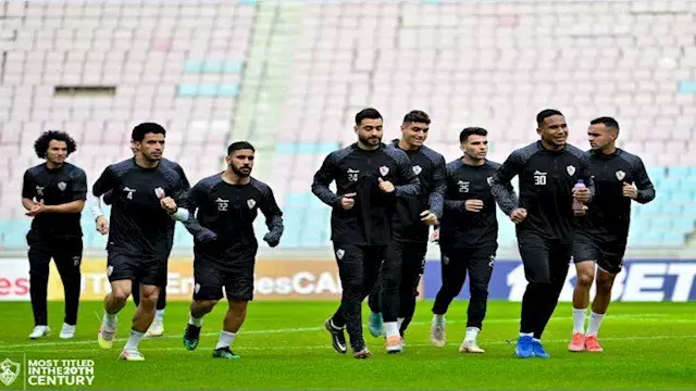 وصول لاعبي الزمالك لاستاد القا...