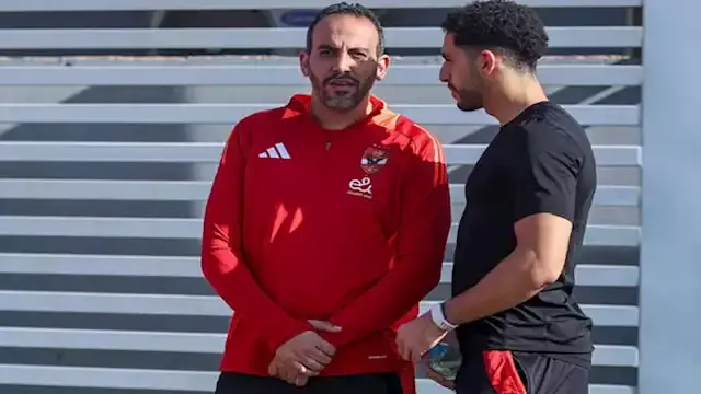 مصطفي شوبير ينتظم في تدريبات ا...