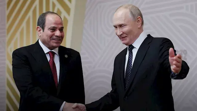 الرئيس السيسي يهنئ بوتين بعيد ميلاده في أكتوبر المقبل