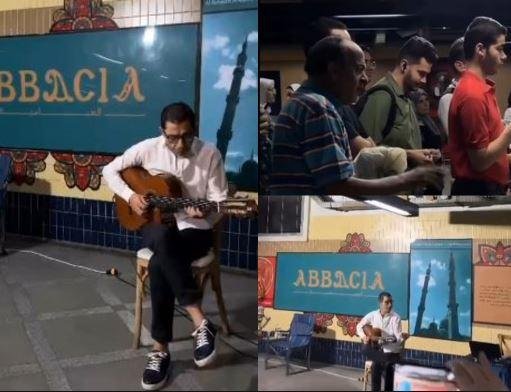 عرض فني بمحطة العباسية ضمن الف...