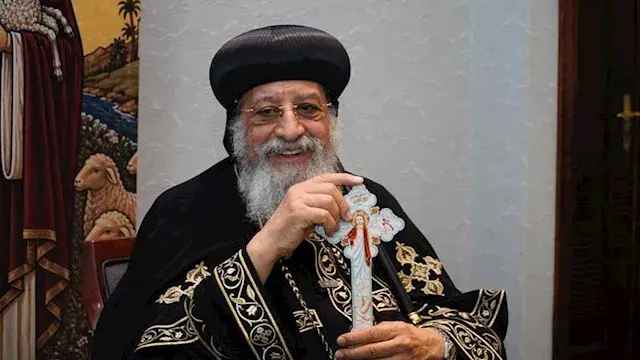 البابا تواضروس يستقبل رئيس الط...