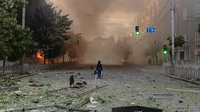 هجوم أوكراني واسع على روسيا.....