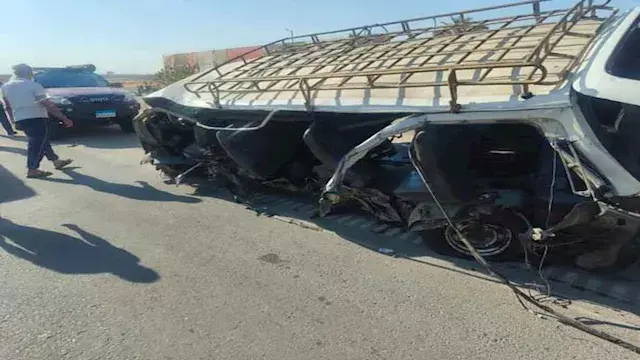 قرارات عاجلة لكشف ملابسات انقلاب ميكروباص وإصابة 8 أشخاص بالتجمع