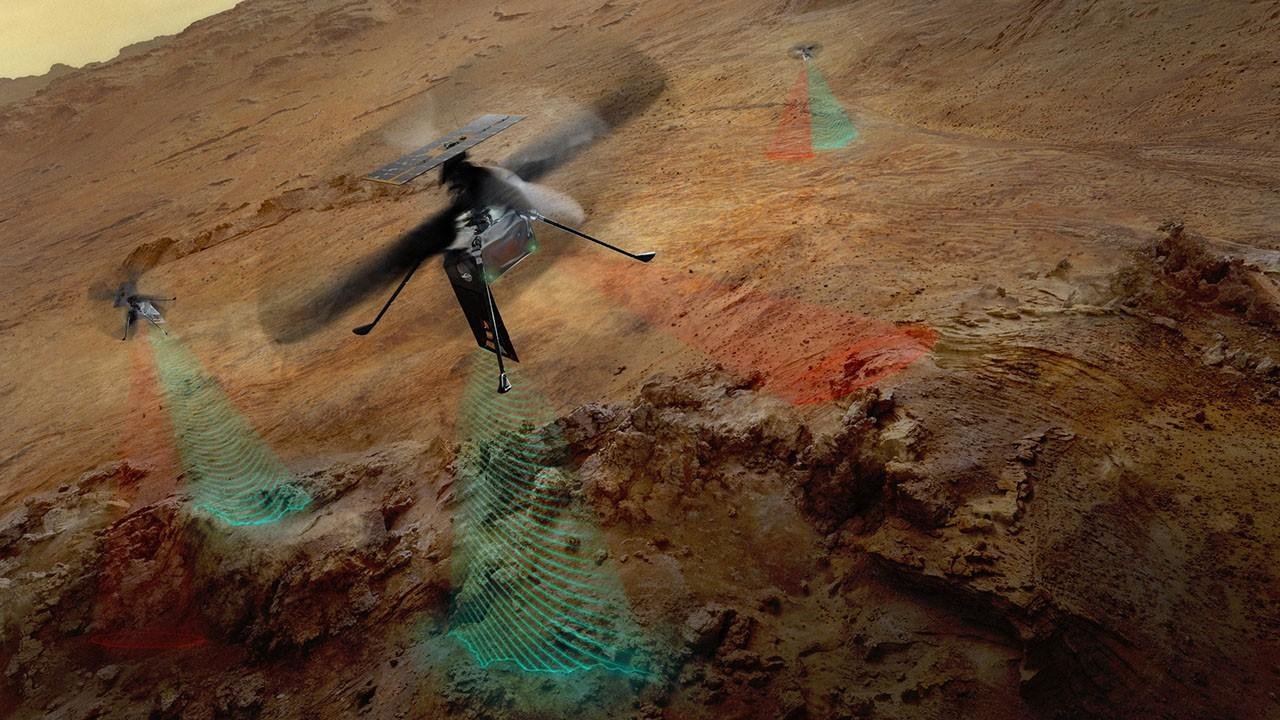 NASA’s SkyFall Helicopters at...