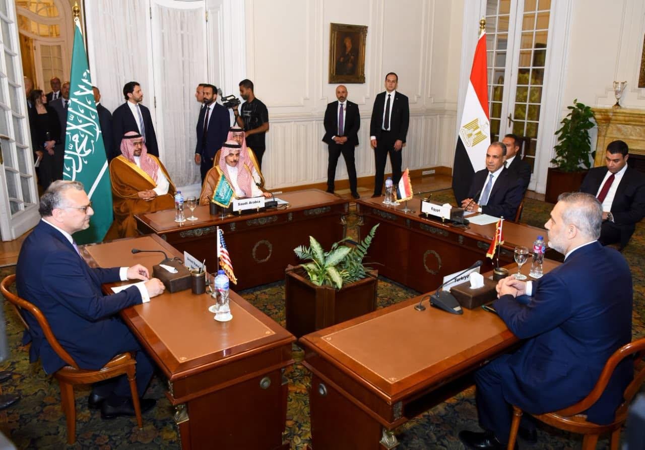 لقاء مصري سعودي تركي أمريكي يب...