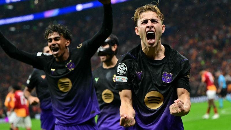 برشلونة يهزم غلطة سراي.. إليك نتائج 9 مباريات ضمن دوري أبطال أوروبا