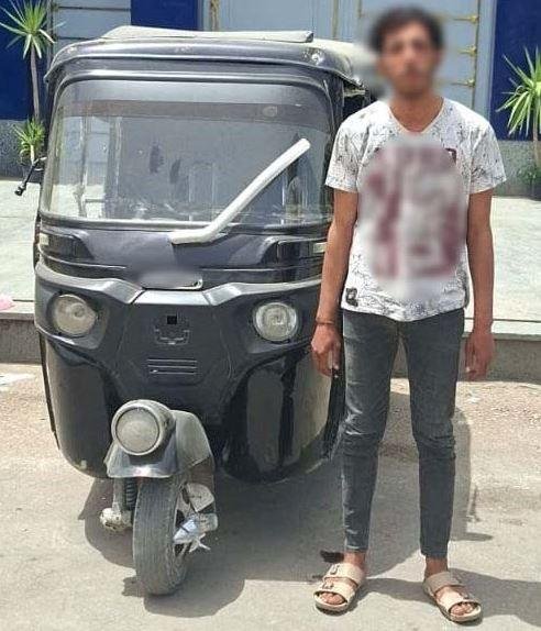 ضبط شخص متهم بسرقة توكتوك حال...