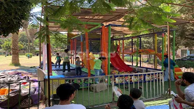 إقبال كبير على حديقة دار العلو...