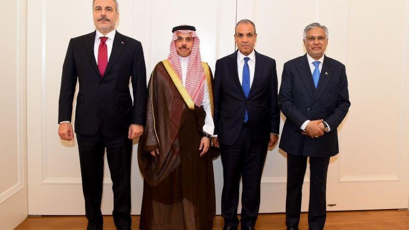 اجتماع رباعي في نيويورك.. ماذا بحث وزراء خارجية مصر والسعودية وتركيا وباكستان؟