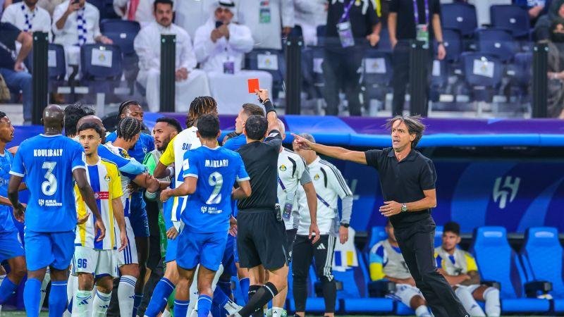 مشاجرة "عنيفة" بين لاعبي الهلال والغرافة في دوري أبطال آسيا للنخبة
