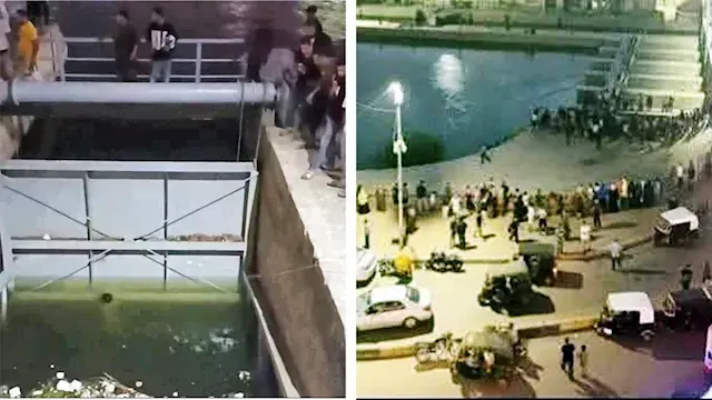 كانت تلعب بجوار والدها وهو يصط...