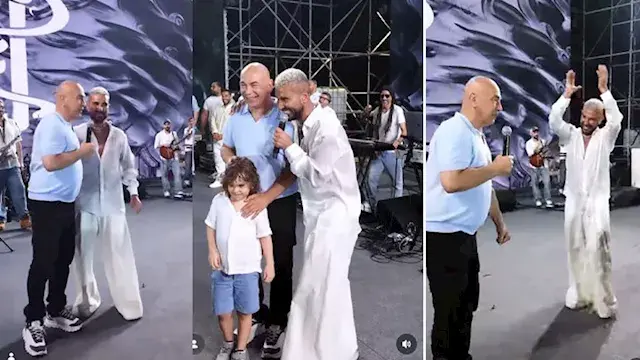 أحمد سعد يمازح حسام حسن ويرحب...