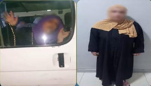 ضبط سيدة لتعديها على طالبة وال...