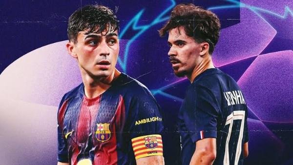 بيدري يتحدى فيتينيا قبل موقعة باريس سان جيرمان وبرشلونة في دوري أبطال أوروبا