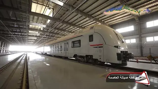 النقل: التشغيل التجريبي للقطار...