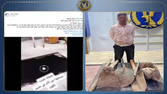 تلفيات بعقار تكشف محاولة تنقيب عن الآثار في المنوفية